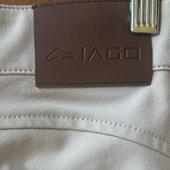 Iago Tan With Black Riding Breeches Italian Size 40 Or US 26 New Without Tags! - Picture 5 of 9